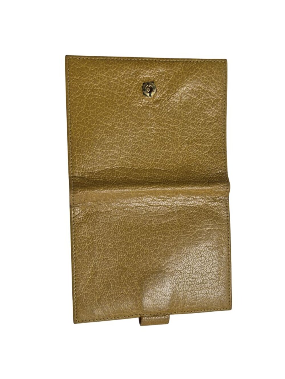 Vintage Bond Street Leather Wallet Gold‑Tone Snap Clasp Original - Picture 3 of 11